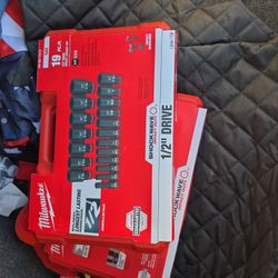 Milwaukee  1/2 Impact Sockets 
