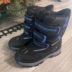 Weatherproof Kids Kody Snow Boots Size: 1 Little Kid