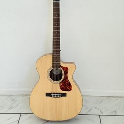 Guild OM-240CE Acoustic-Electric Guitar in Natural