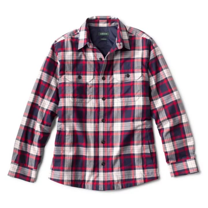 Orvis | Plaid Insulted Flannel Shirt Jacket | Worn Once | Size Large Big/Tall