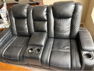 Leather couches