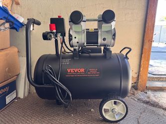 Vevor Air Compressor, 8 Gal. Steel Tank, 1 HP 2.2 CFM90 PSI Gas Oil Free Air Compressor 80dB Ultra Portable Compressor (Brand New)