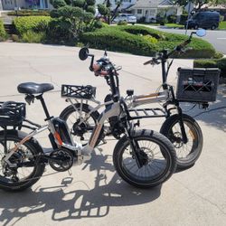 2 RAD Folding Power Bikes