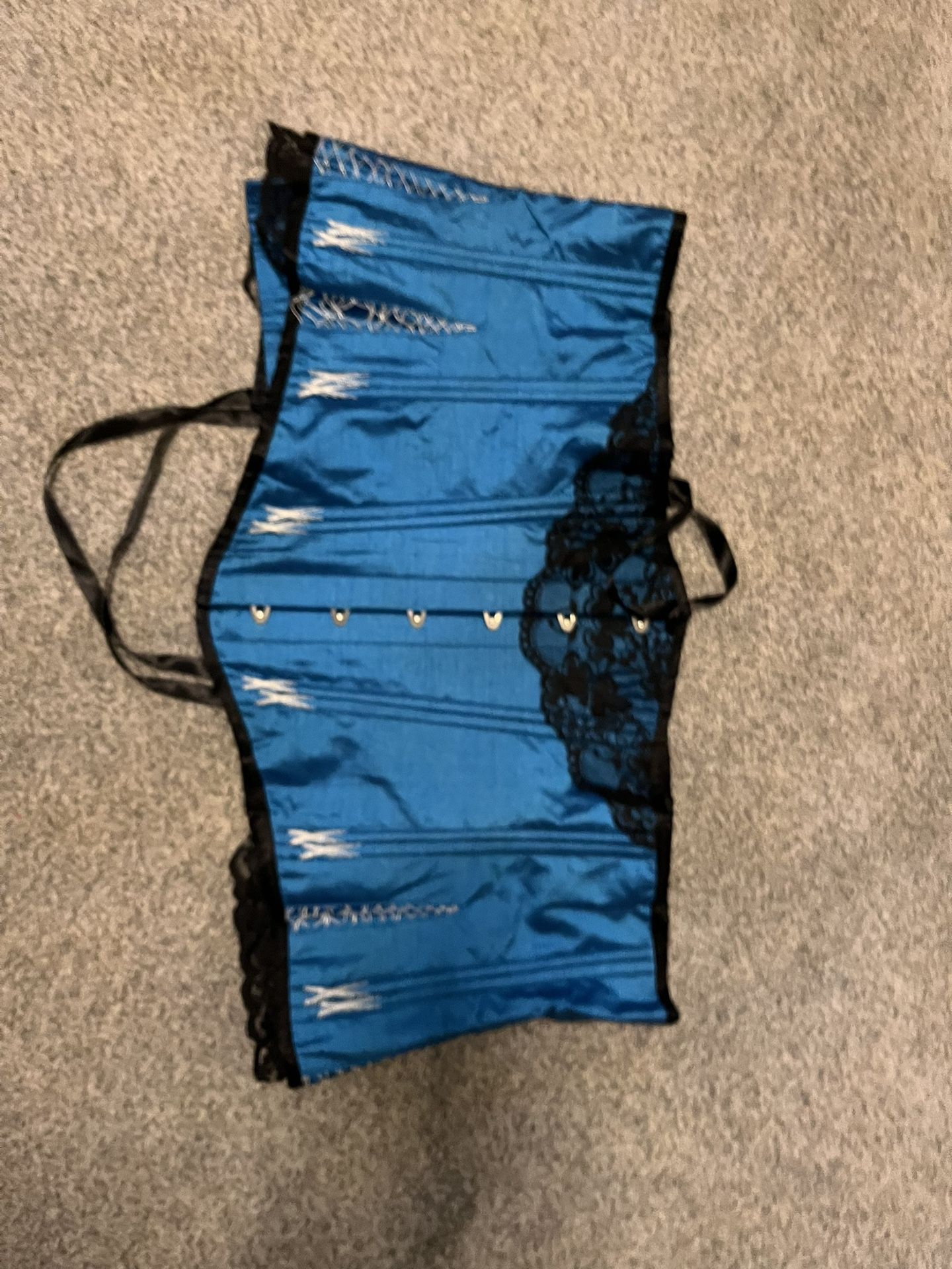 Blue Waist Corset
