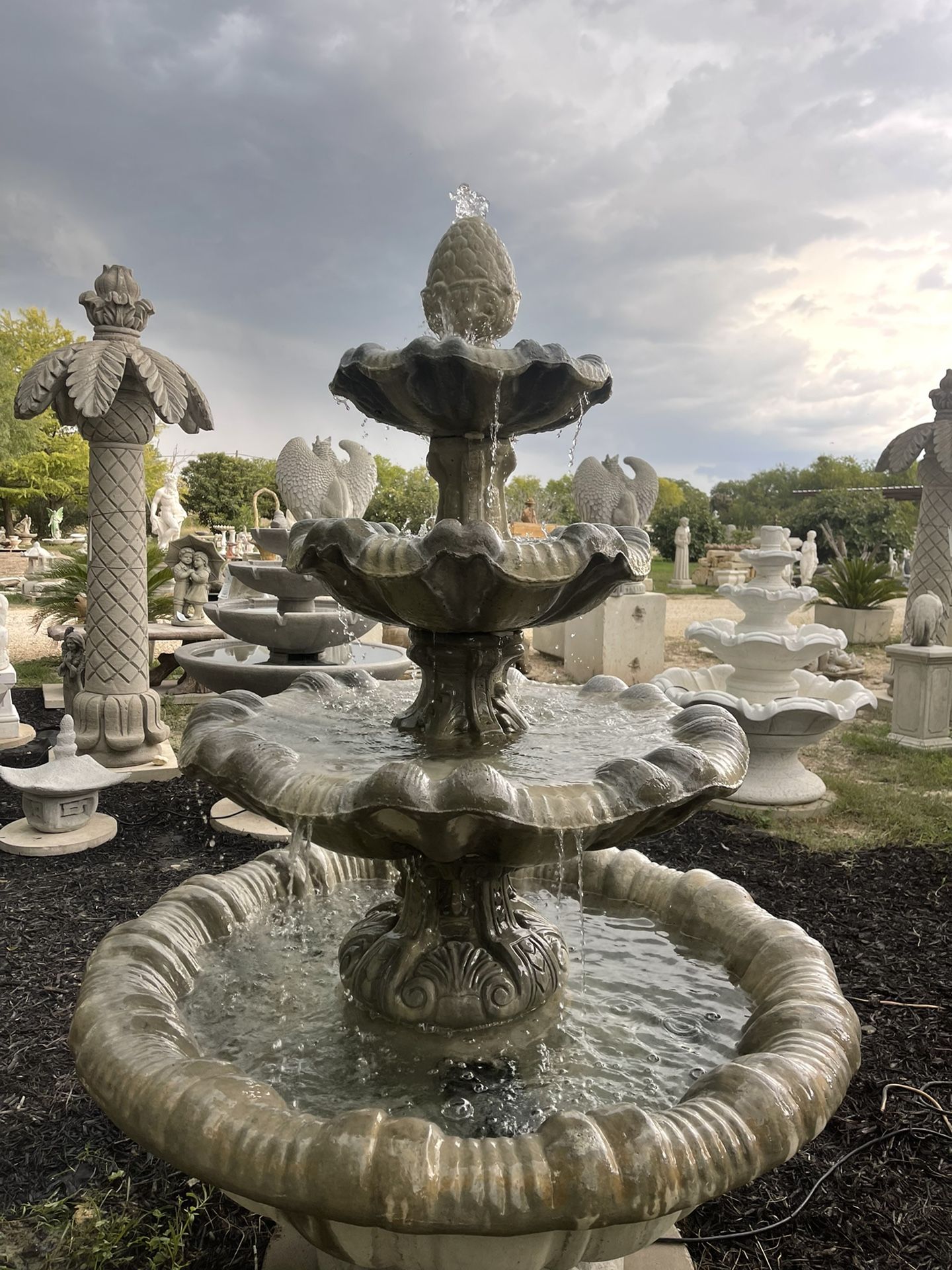 New Concrete Water Fountains Various Styles