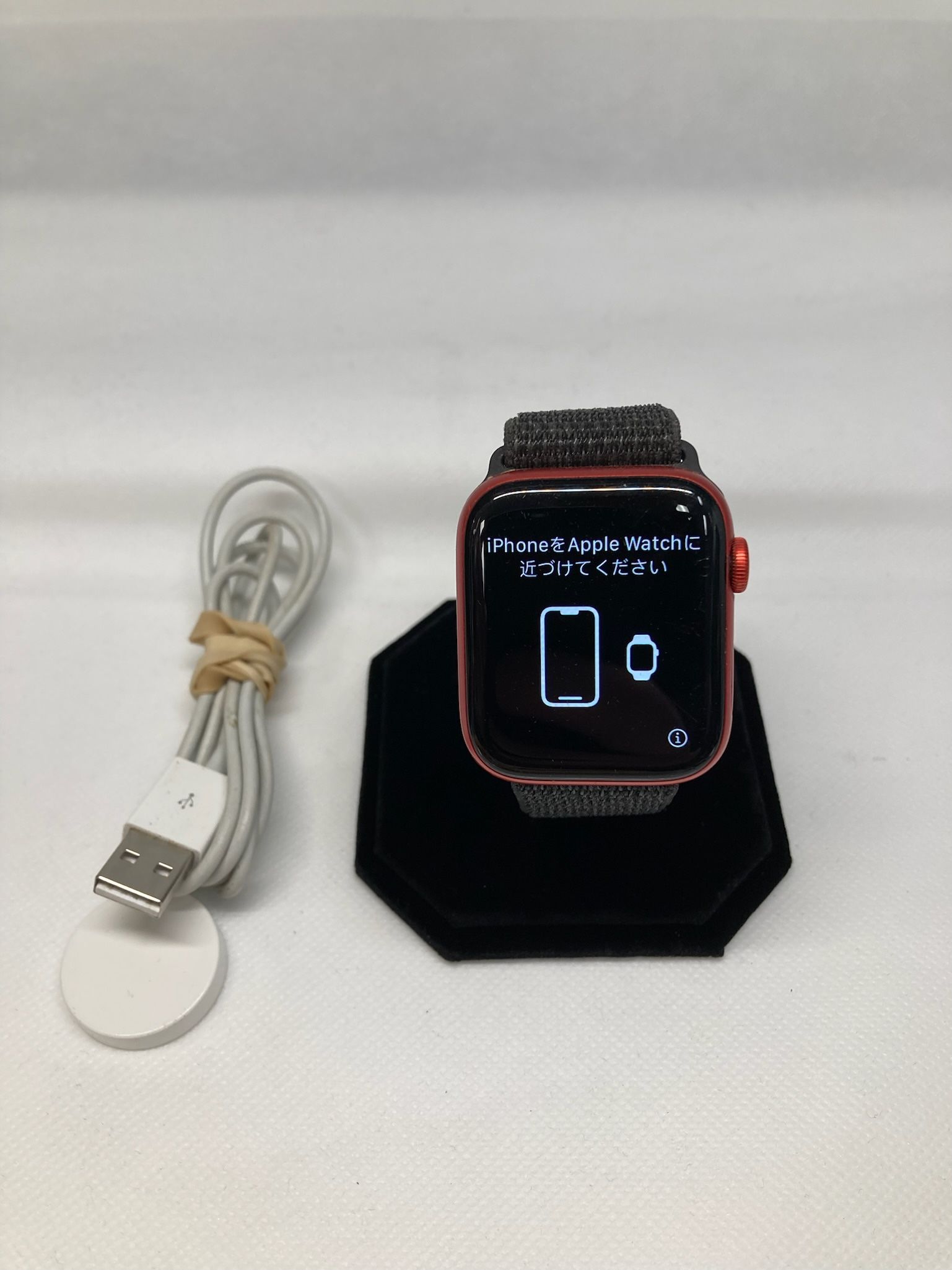 Apple Watch Series 44mm Aluminum Steel Case Smartwatch, Red