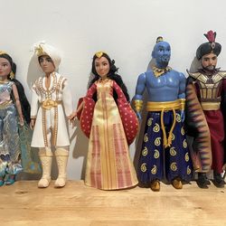 Disney Aladdin Agrabah Collection 5 Doll Set