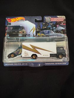 Hot Wheels Silvia S13 & Sakura Sprinter Transport