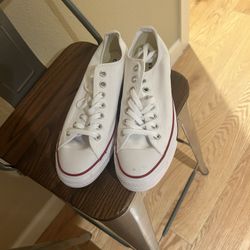 New White Converse 10.5