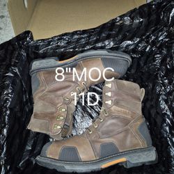 ARIAT SQUARE TOE 8"MOC WATERPROOF COMPOSITE TOE LACE UP BOOTS 