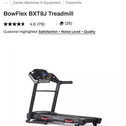 BowFlex treadmill (foldable)