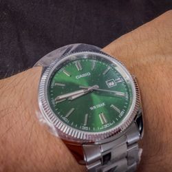 Casio • MTP-1302D-3AJF • Green Dial • JDM • Japan • Men’s • Brand New • Tags