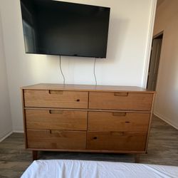 Midcentury 6 Drawer Dresser