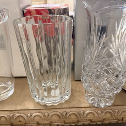 All Crystal Flower Vases Noritake Studio Nova $25 Each 