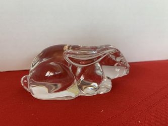 Princess House Crystal Rabbit Bunny Figurine 24% Lead Crystal