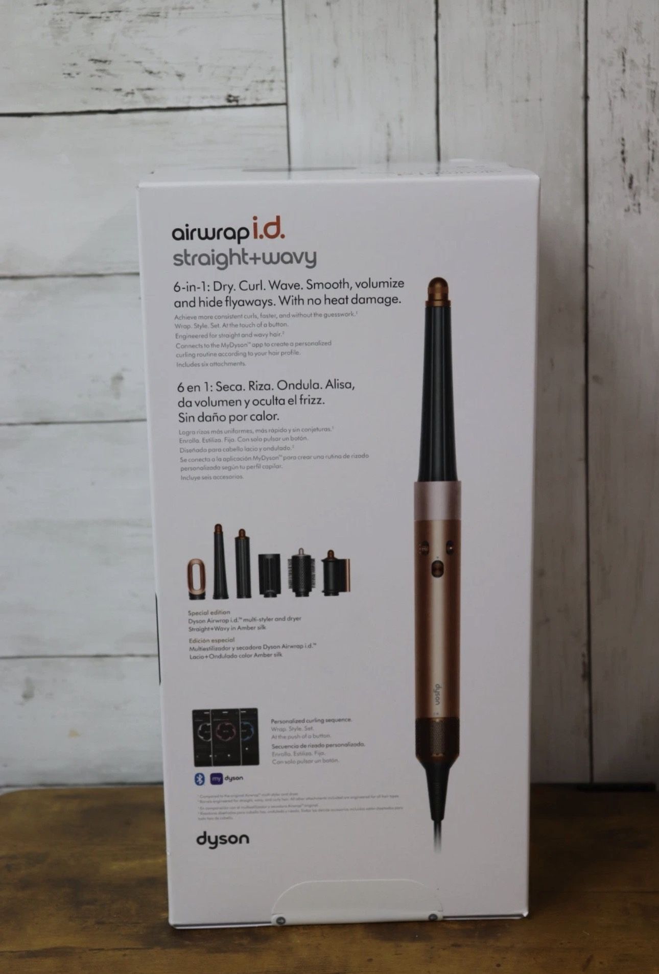 Dyson Airwrap i.d. multi-styler and dryer Straight+Wavy Ceramic Pink/Rose Gold