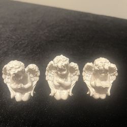 3 Beautiful Mini Ceramic Angels For You Or Someone Special 
