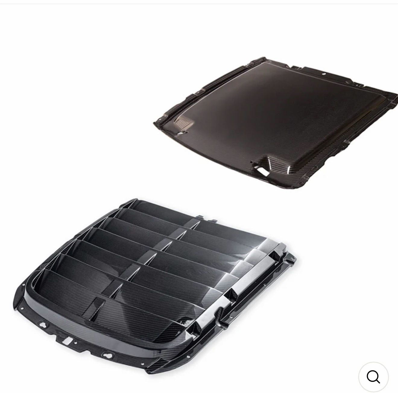 Carbon fiber hood scoop gt500