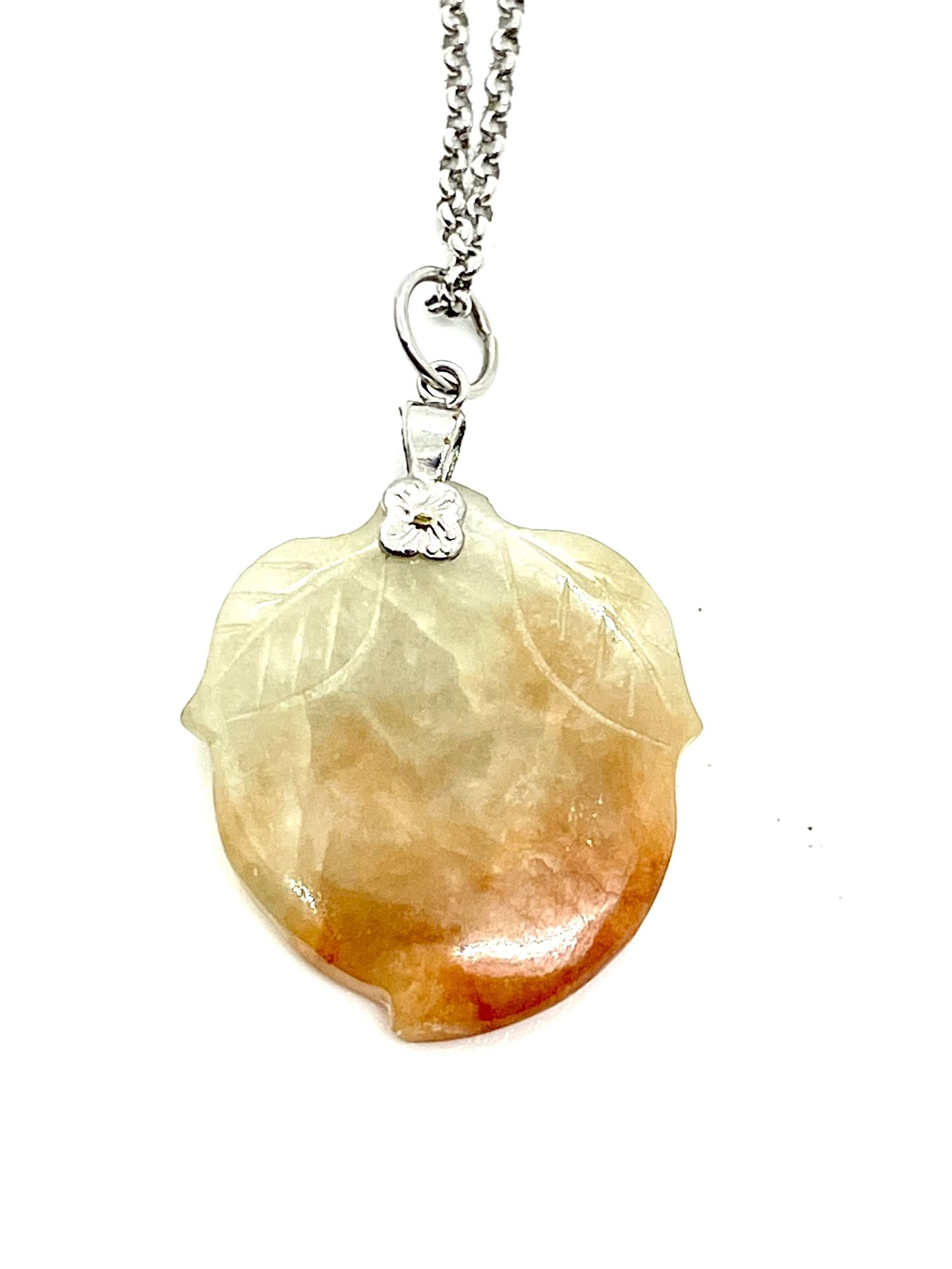 Sterling Silver Jade Necklace