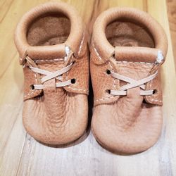 Leather Baby Moccasins - Freshly Picked