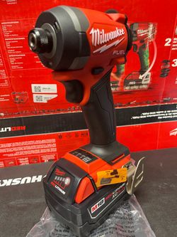 MILWAUKEE M18 FUEL  1/4” IMPACT  DRIVER   #2953-20  And  BATTERY 5.0  New Out The Box Never Used