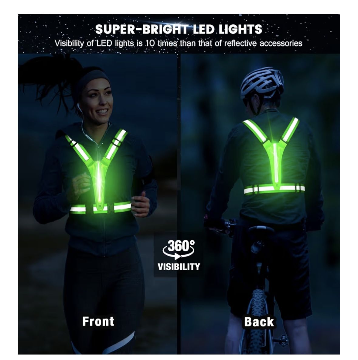Led Running Vest Unisex