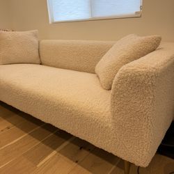 Faux shearling 3 Seater Sofa 