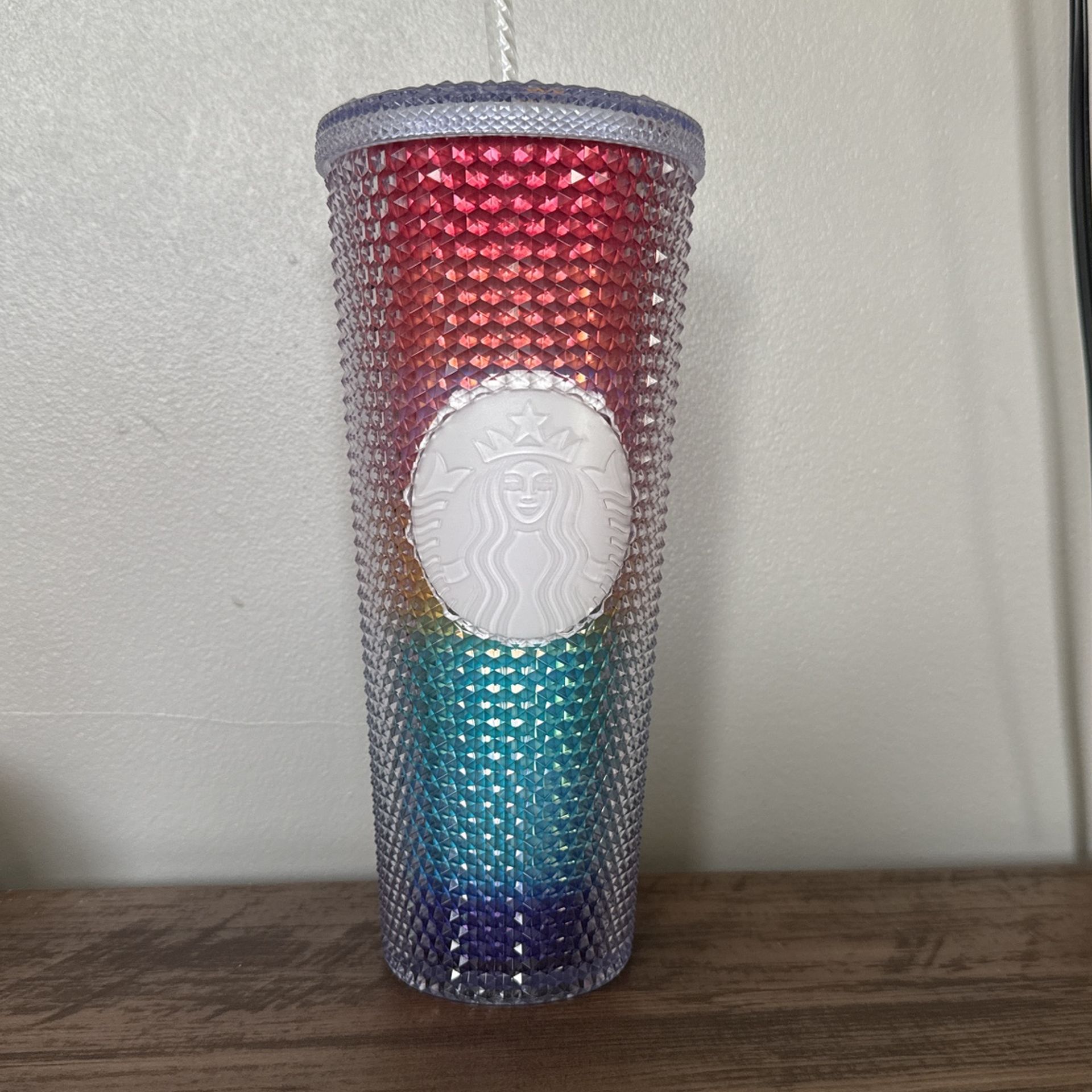 24oz Rainbow Starbucks Cup