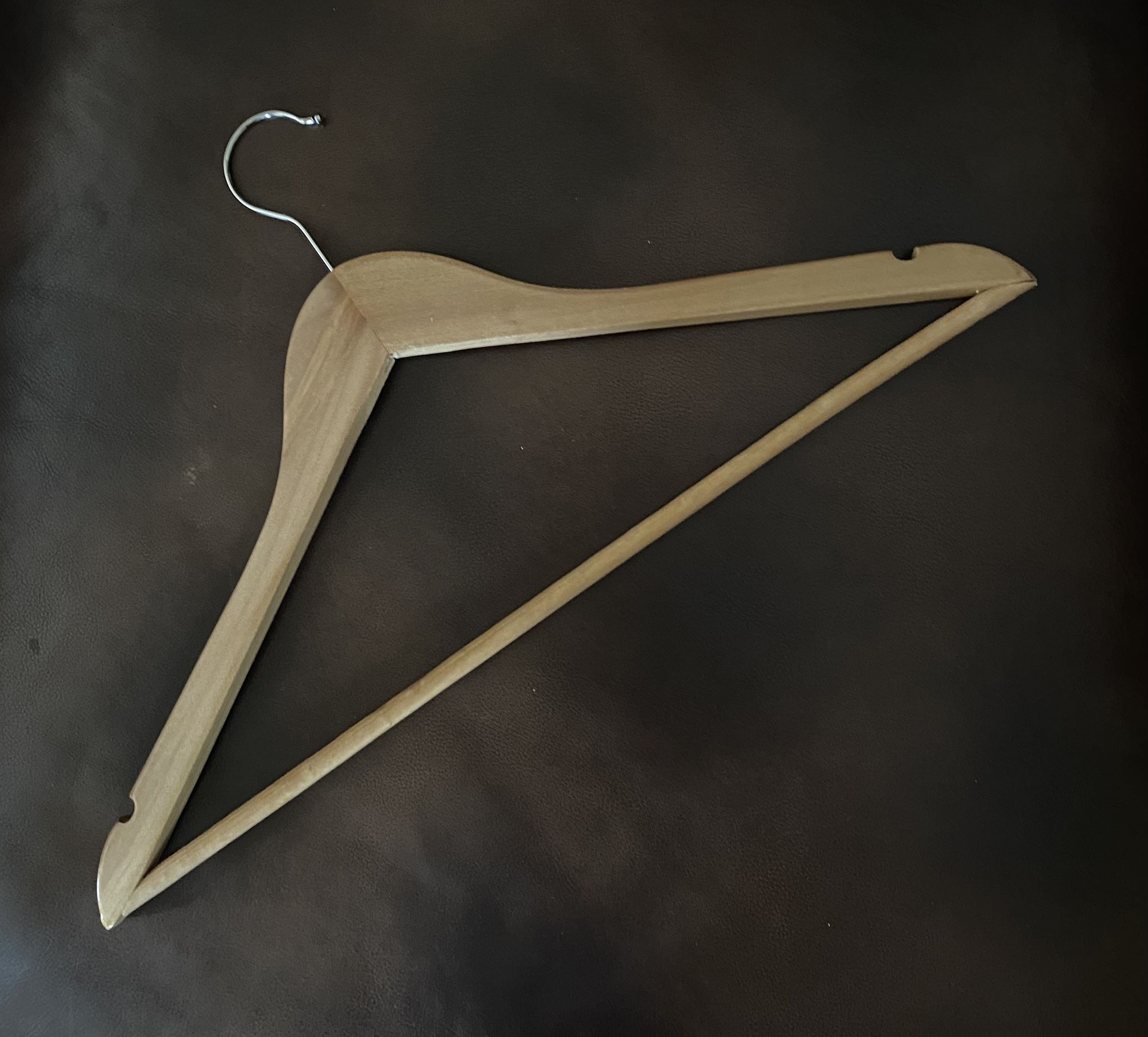 45 Wooden Clothes Hangers