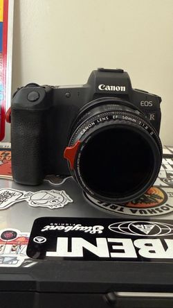 Canon EOS R Full-Frame Camera  + 50mm f/1.8 + EF Adapter + Extras