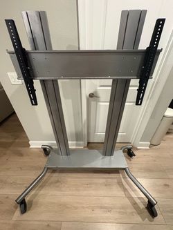 Heavy-Duty Commercial Rolling TV Stand / Mobile Display Cart