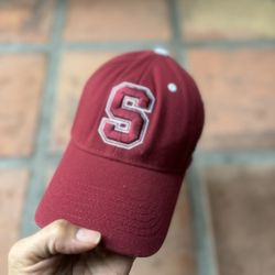 Stanford Embroidered Cardinal Maroon One Fit Hat Top of the World