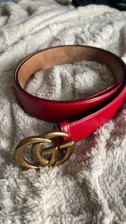 Authentic Gucci belt (red)