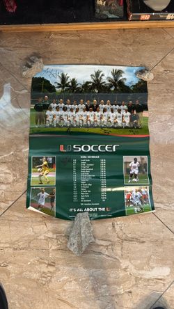 2006 UM Women’s Soccer Autographed Poster