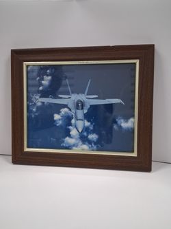 Vintage framed military wall art