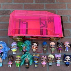 LOL Doll Lot With Vehicle 