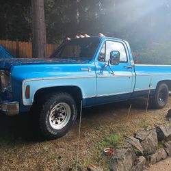 1977 Chevy C20 Silverado Camper Special