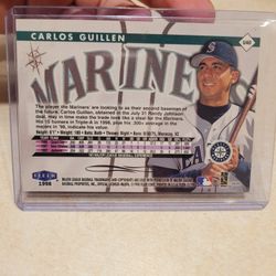 Signed 1998 Carlos Guillian Baseball card 