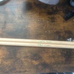 Tre Cool Signed Drum Sucks