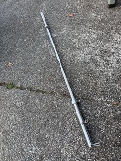 Olympic bar with clips