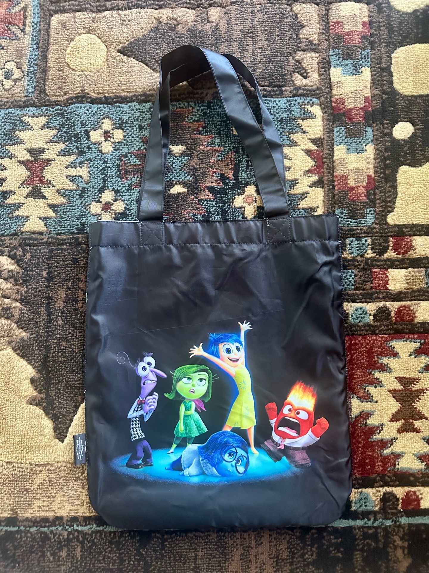 Inside Out Pixar Promo Reverse Tote Bag