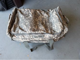 Military travel duffel bag