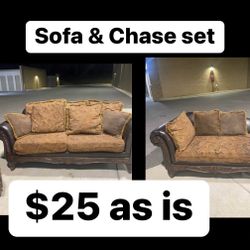 Sofa Set MOVING MUST SELL TODAY $25 Gets It
