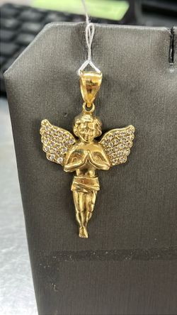 14kt Angel Pendant