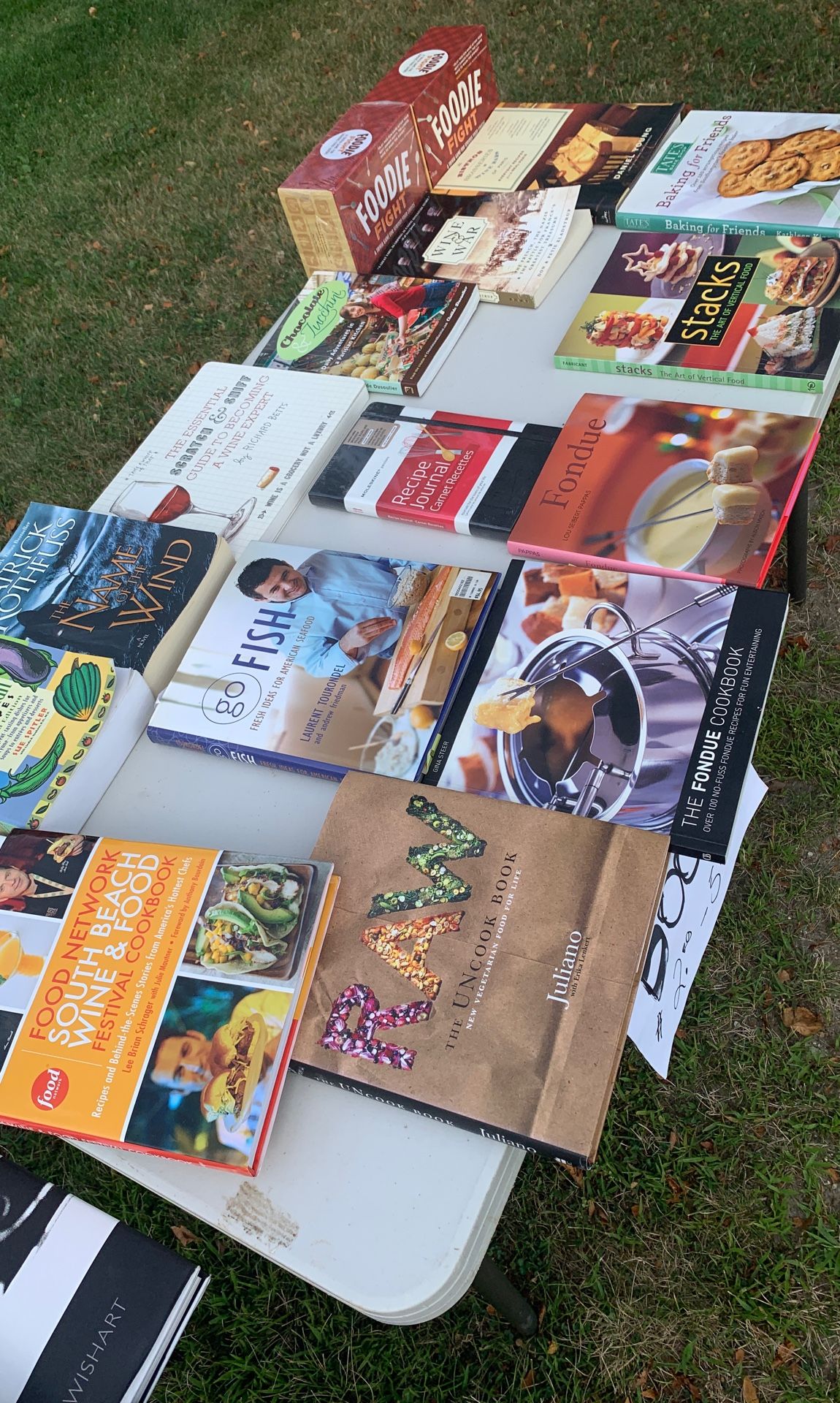 Mostly Cooking Books.