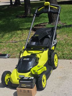 RYOBI 40V HP Brushless 20 in. Cordless Battery Walk Behind Push Lawn Mower with 6.0 Ah Battery and Charger