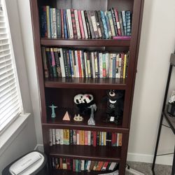 Set Of 2 Wooden Bookshelves 