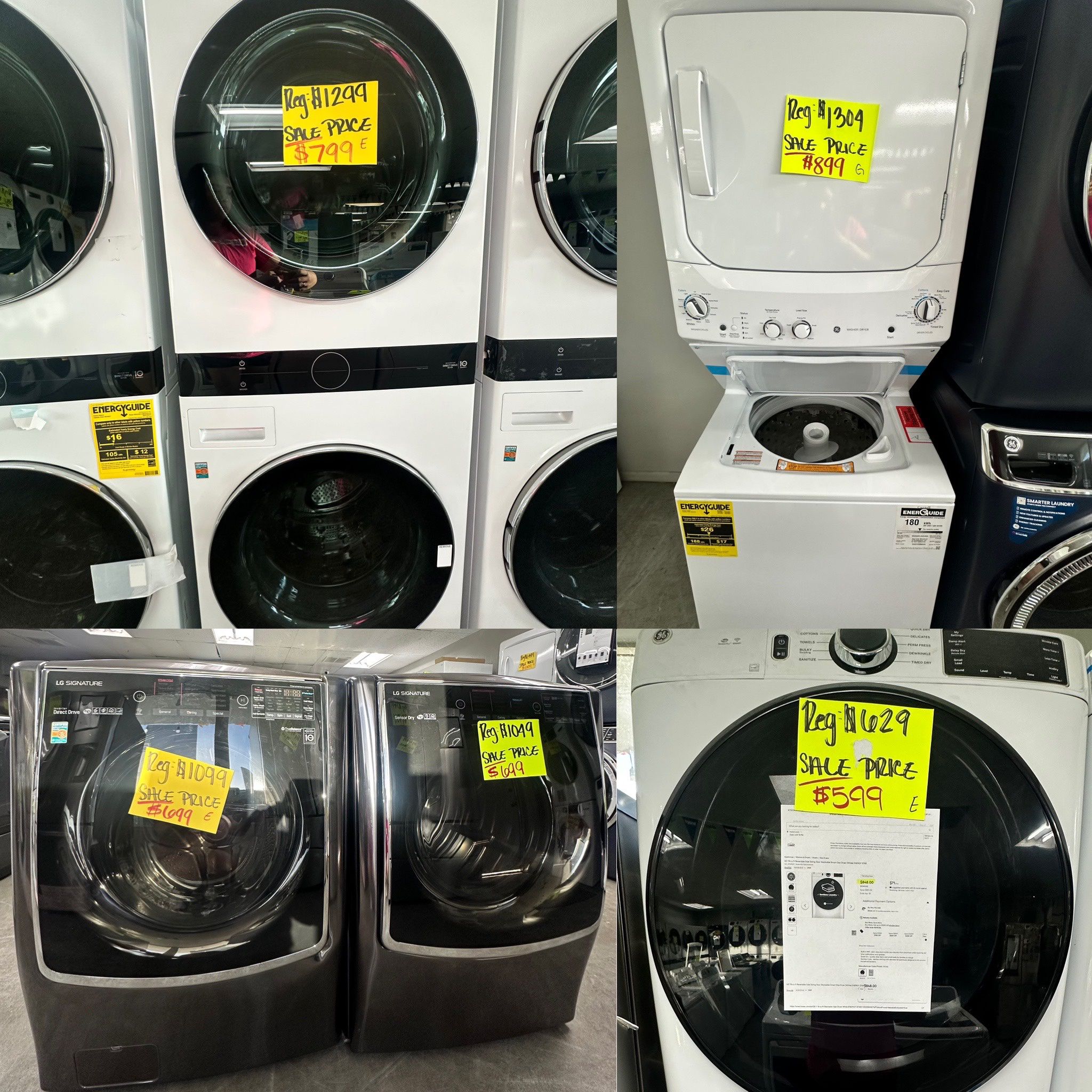 Appliances Washer And Dryers Are On Special  Right Now For As Low As $399 Brand New