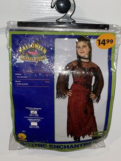 Rubies Gothic Enchantress Kids Costume Medium Size 8-10
