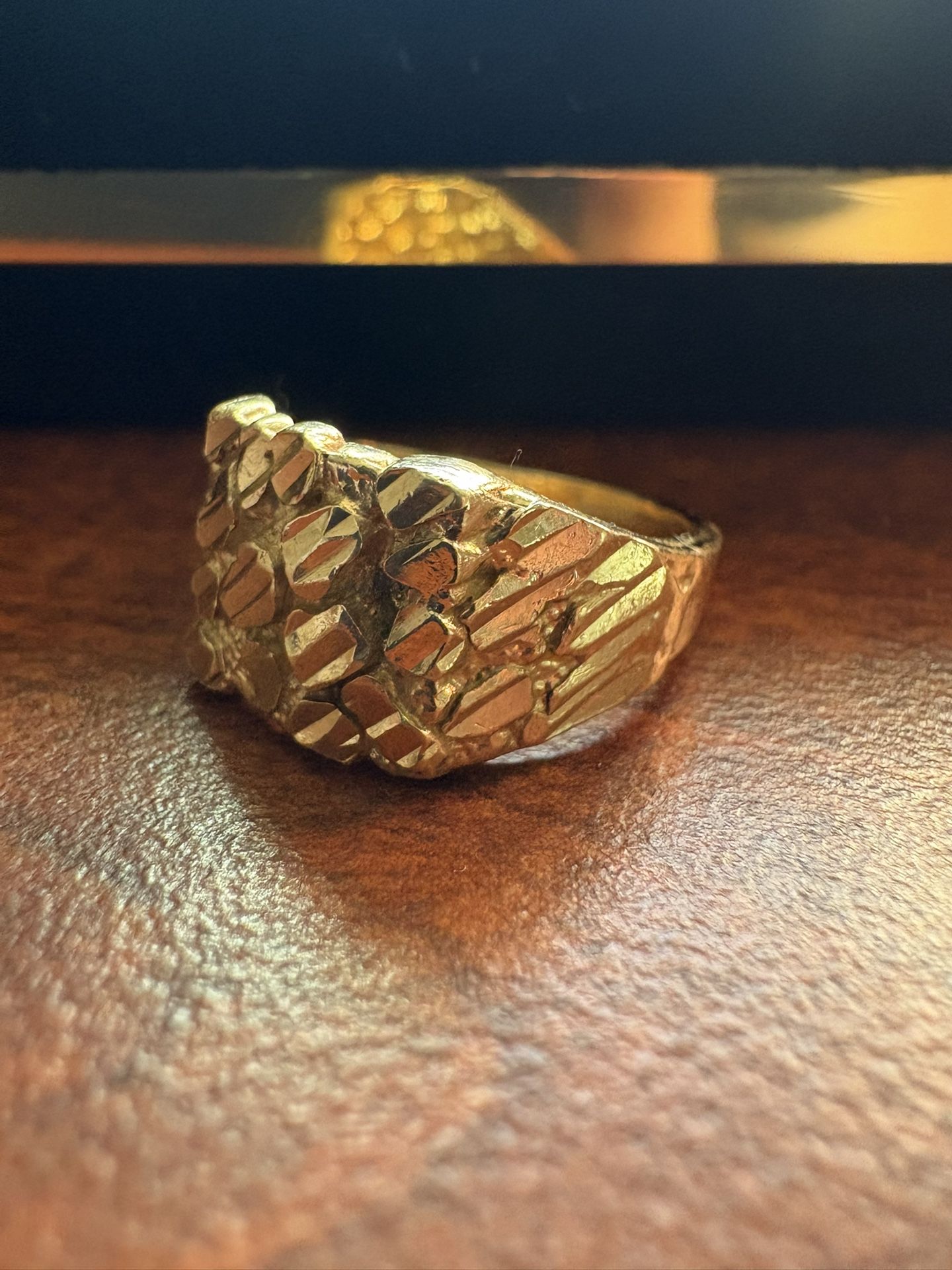 Gold Nugget Ring